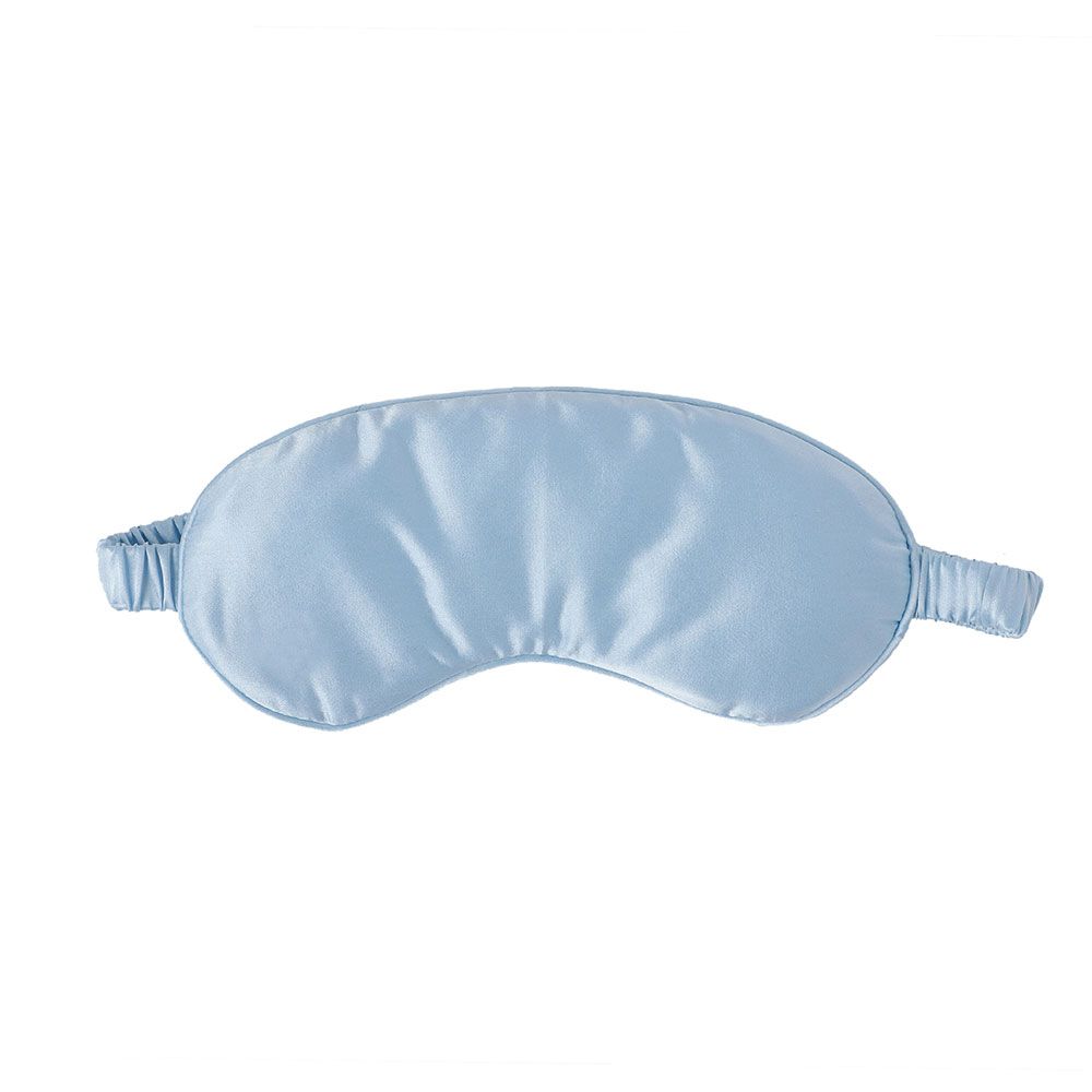 Regal Fabrics - Silk Eye Mask - Sky Blue