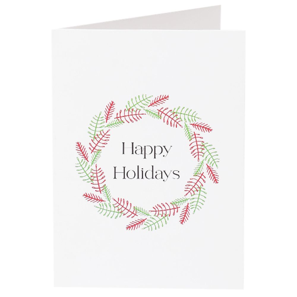 The Lumiere Co - Happy Holidays Greeting Card - White