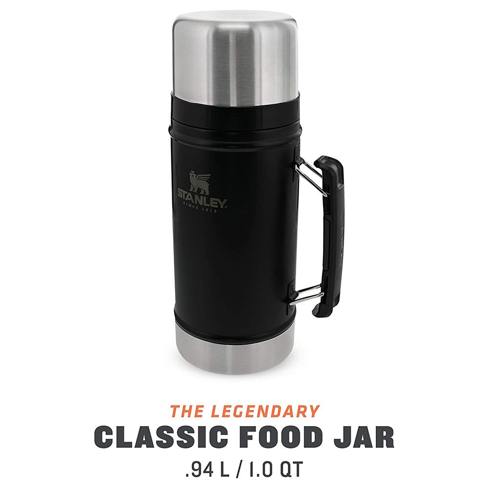 Stanley - Classic Vacuum Flask 946ml - Matte Black 