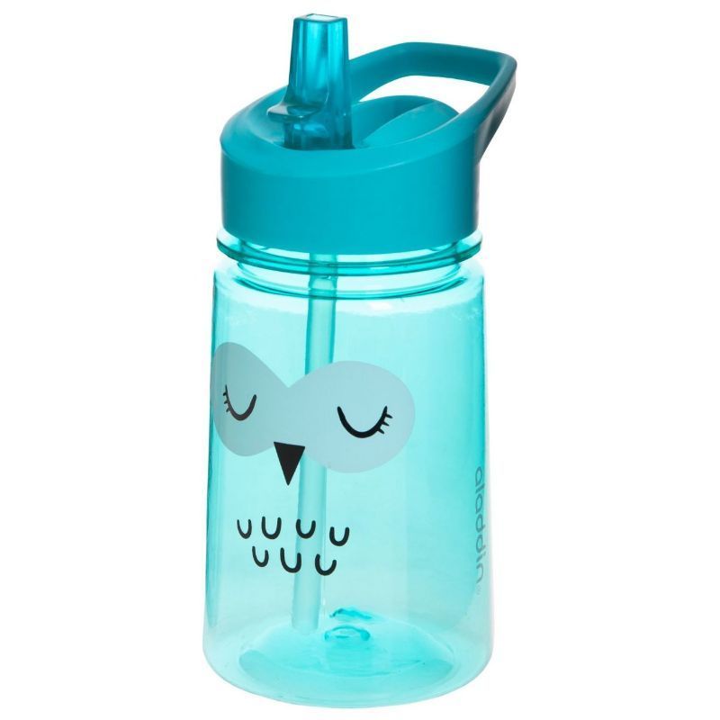 Aladdin - 0.43L Water Bottle Flip & Sip Owl - Blue