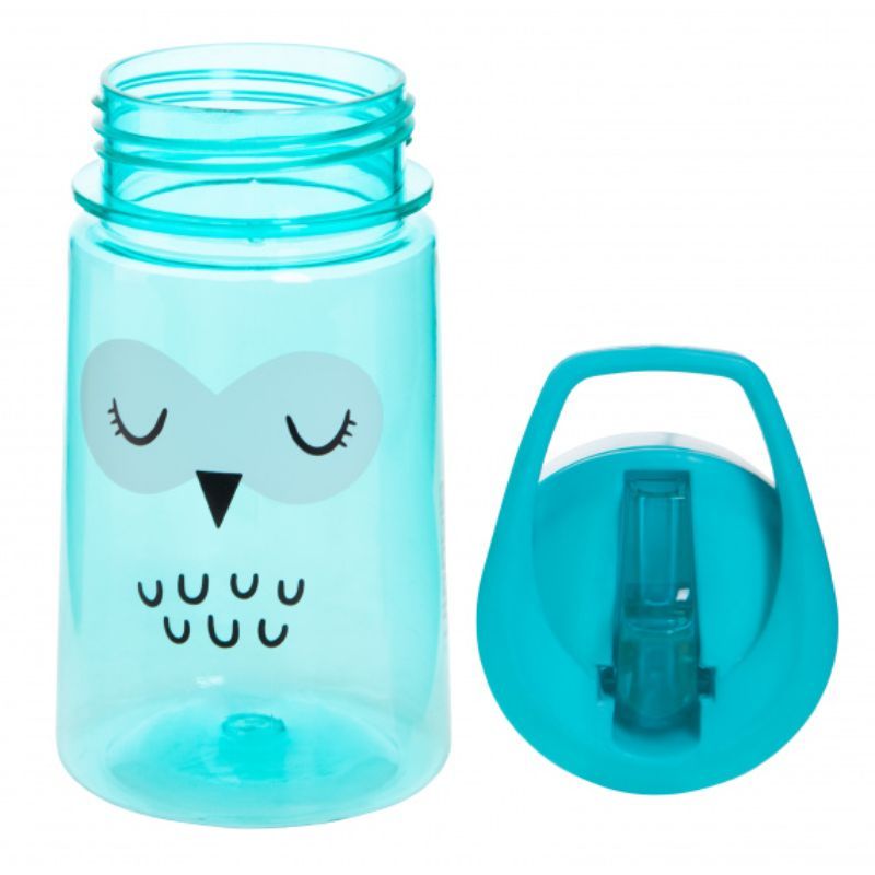 Aladdin - 0.43L Water Bottle Flip & Sip Owl - Blue