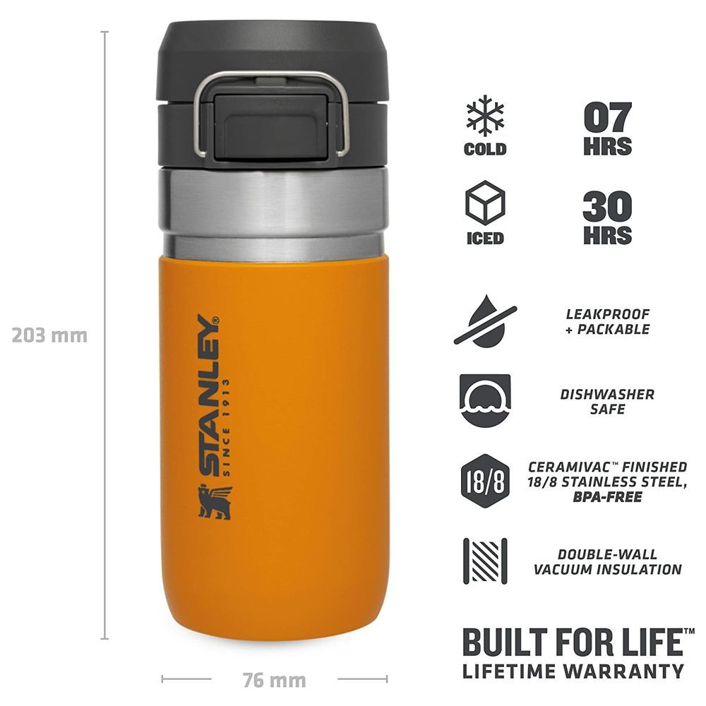 Stanley - Quick Flip Water Bottle 0.47L - Saffron 