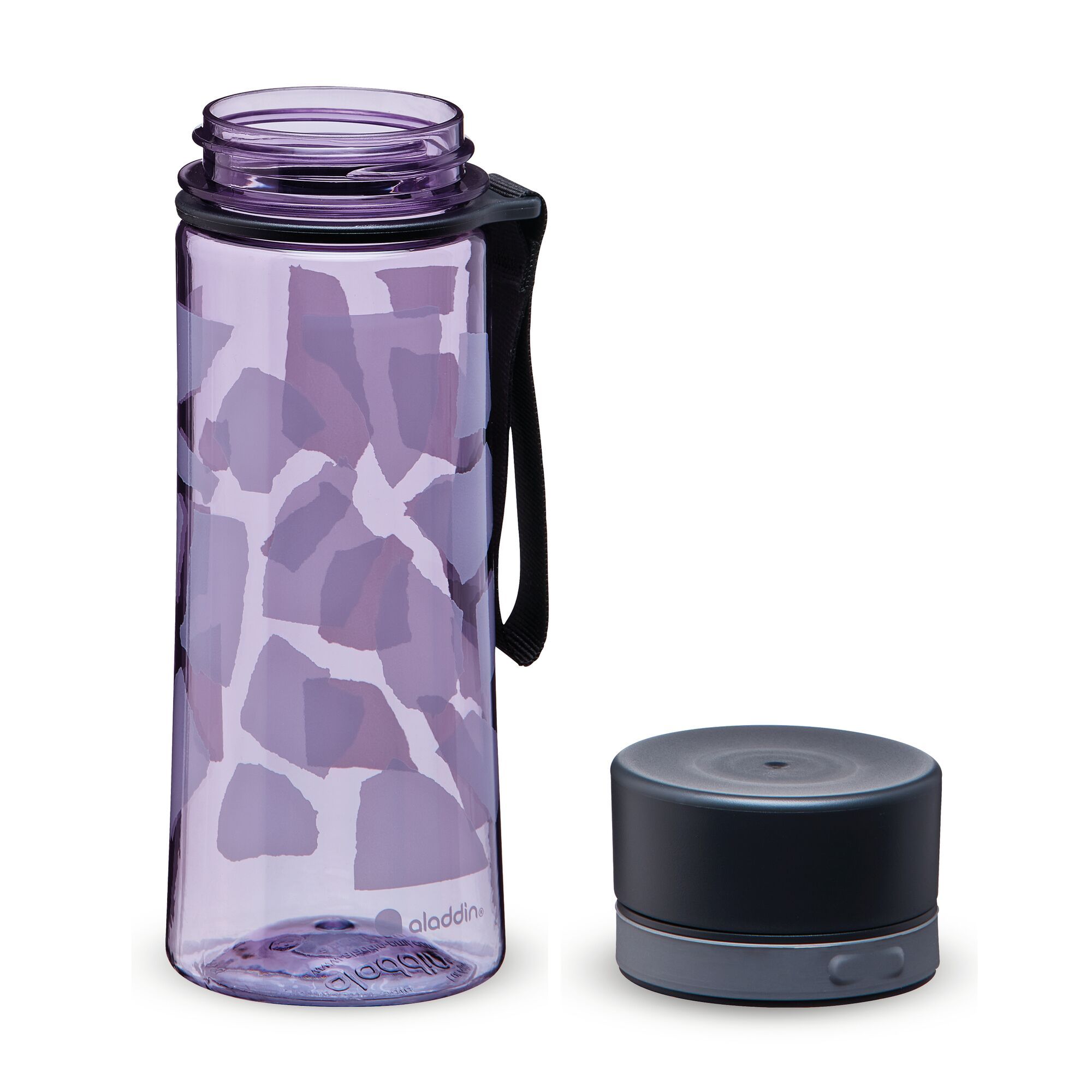 Aladdin Aveo Water Bottle 0.35L Violet Purple Animal Print 