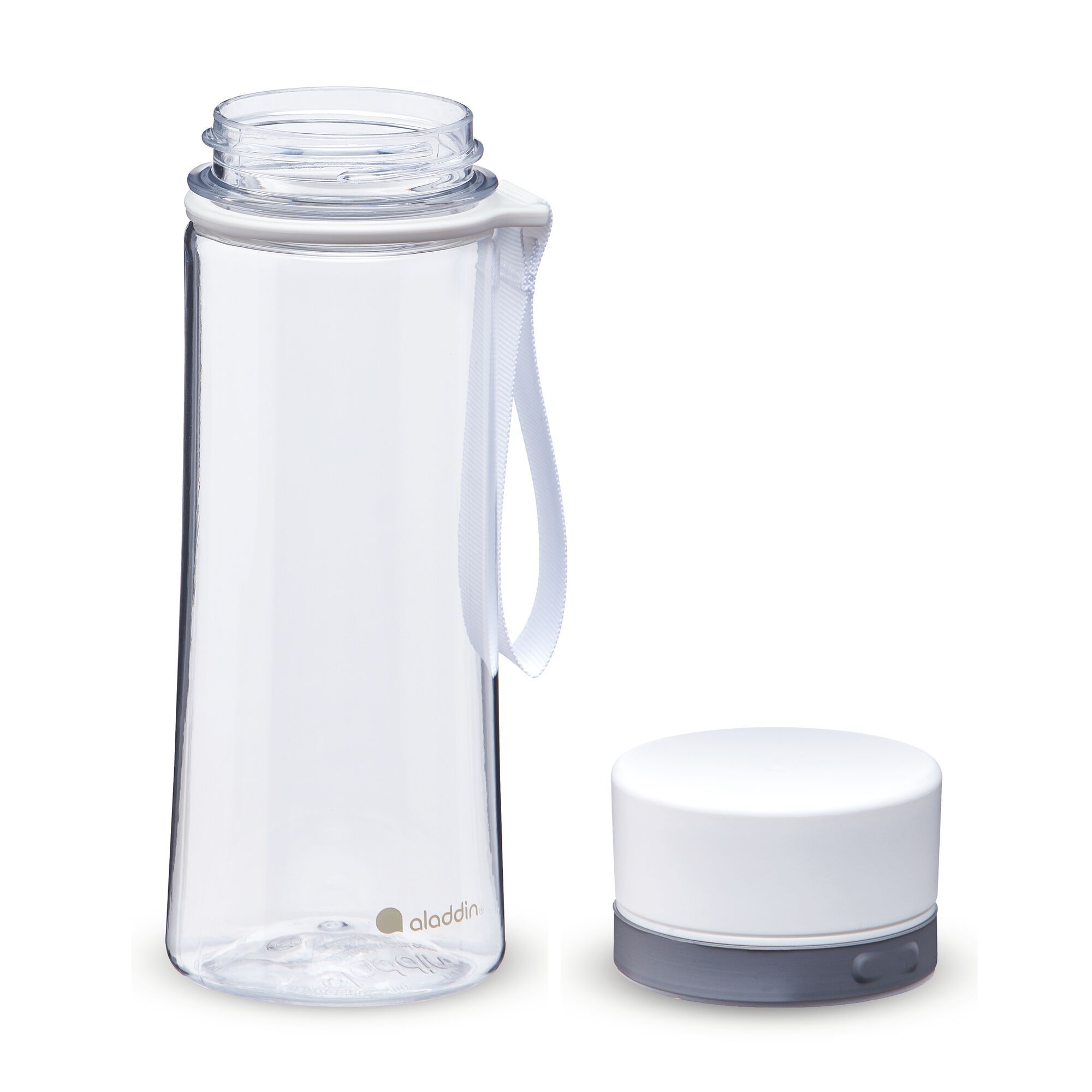 Aladdin Aveo Water Bottle 0.35L Clear & White 