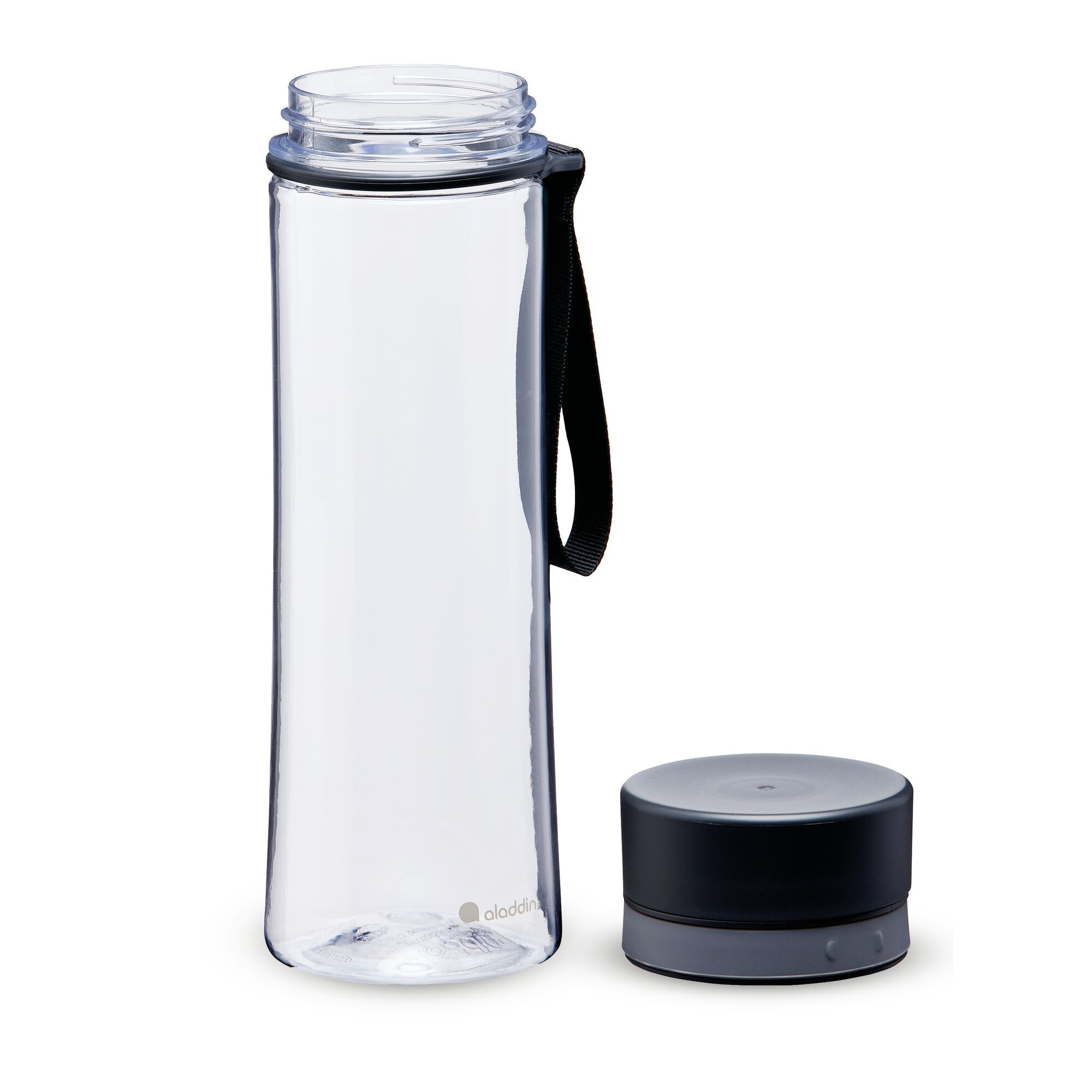 Aladdin Aveo Water Bottle 0.6L Clear & Grey 