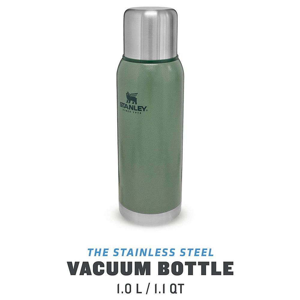 Stanley - Adventure Vacuum Bottle 1L - Green Hammertone