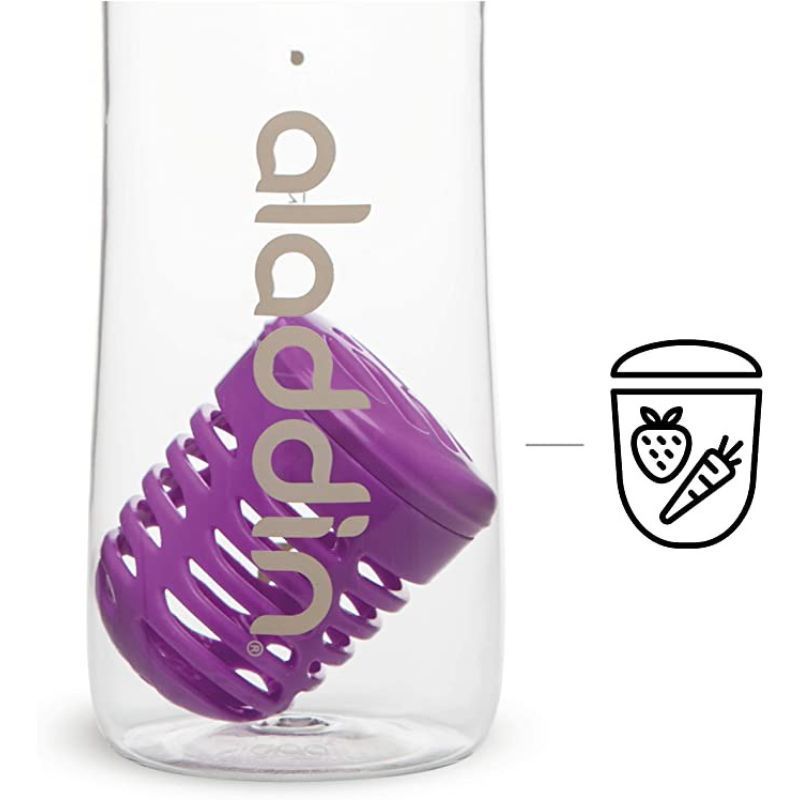 Aladdin - Infuse Water Bottle 0.7L - Purple