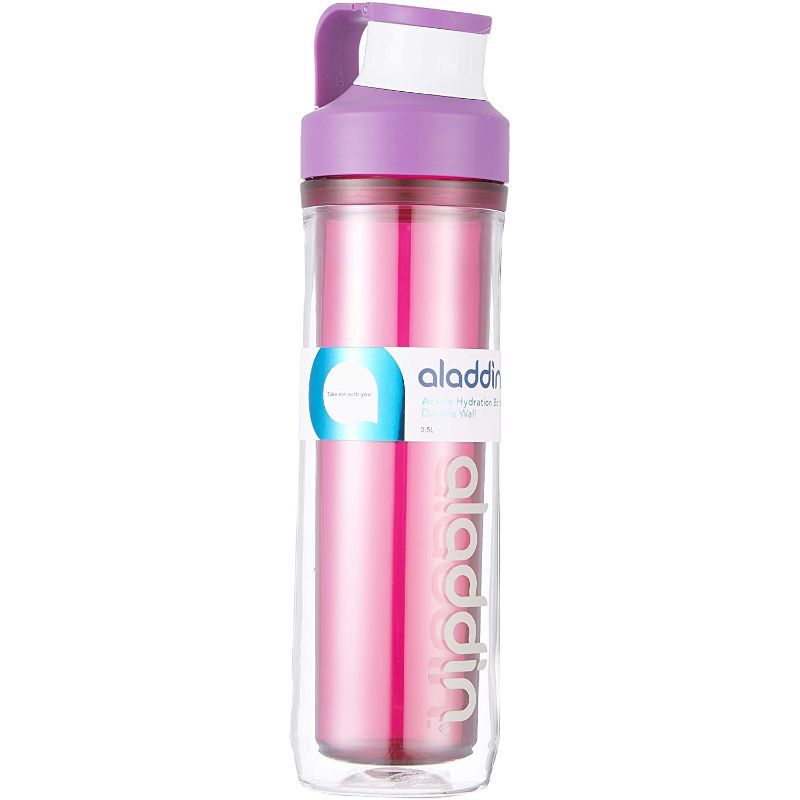 Aladdin - Hydration Double Wall Water Bottle 0.5L - Purple