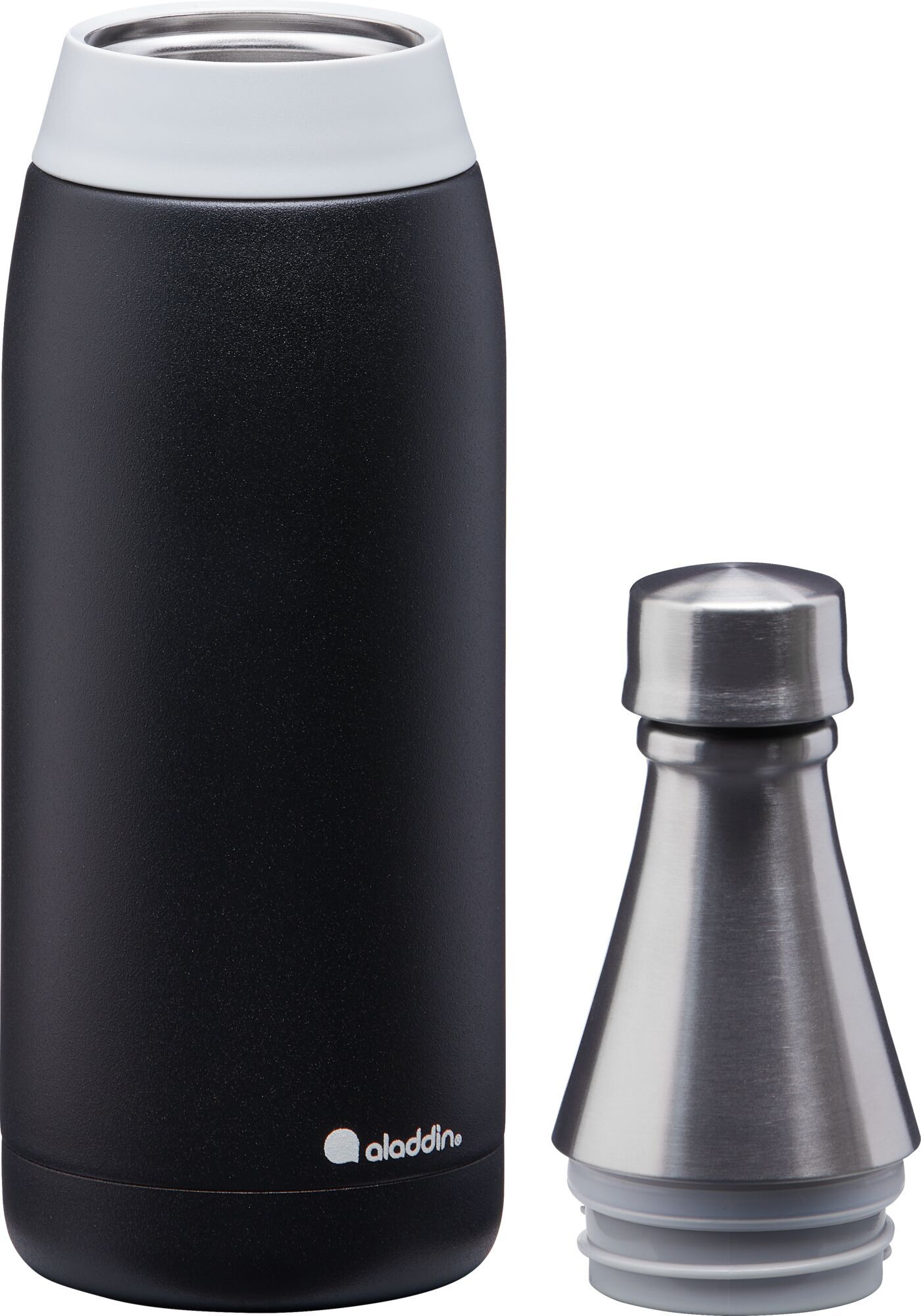 Aladdin Fresco Thermavac Water Bottle 0.6L Lava Black 