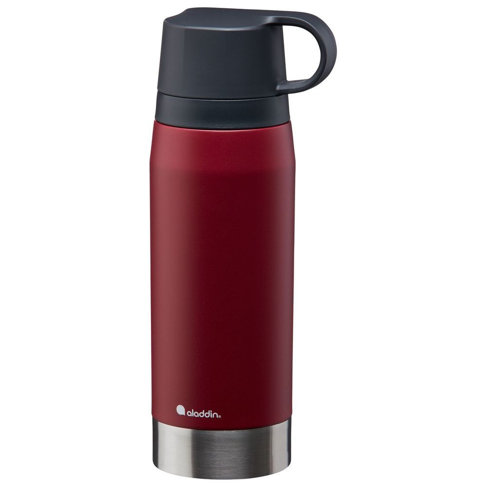 Aladdin - CityPark Thermavac Twin Cup Bottle 1.1L - Burgundy Red 