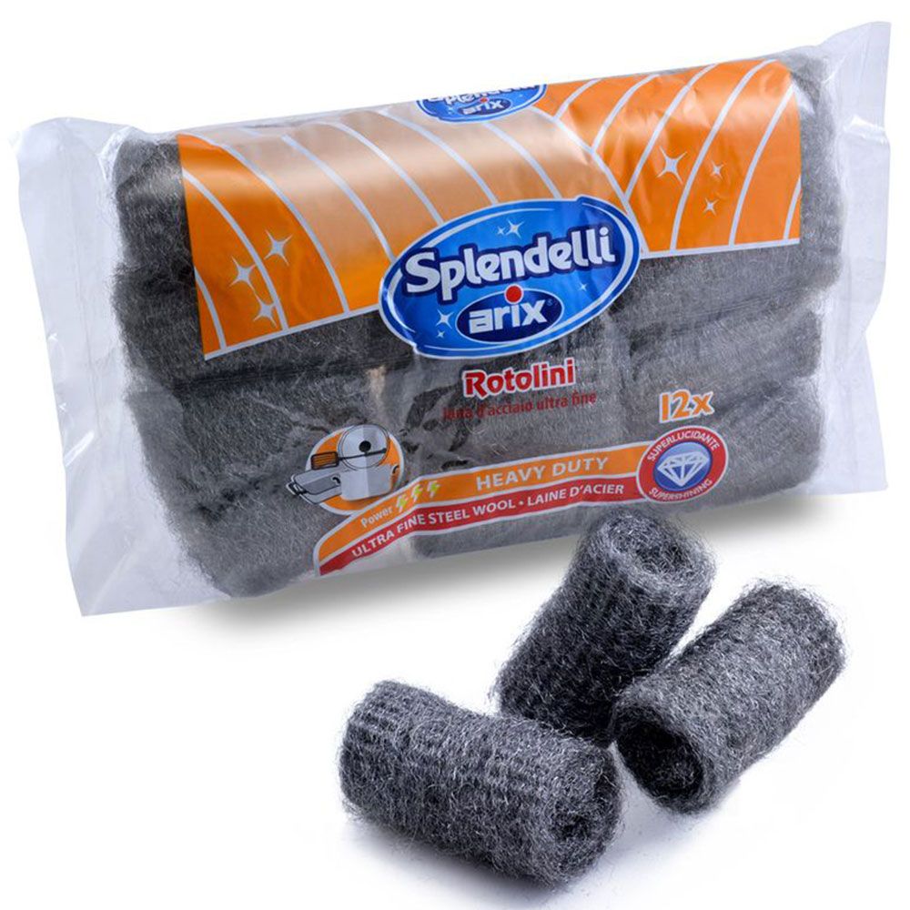 Arix - Steel Wool Rolls 12pcs