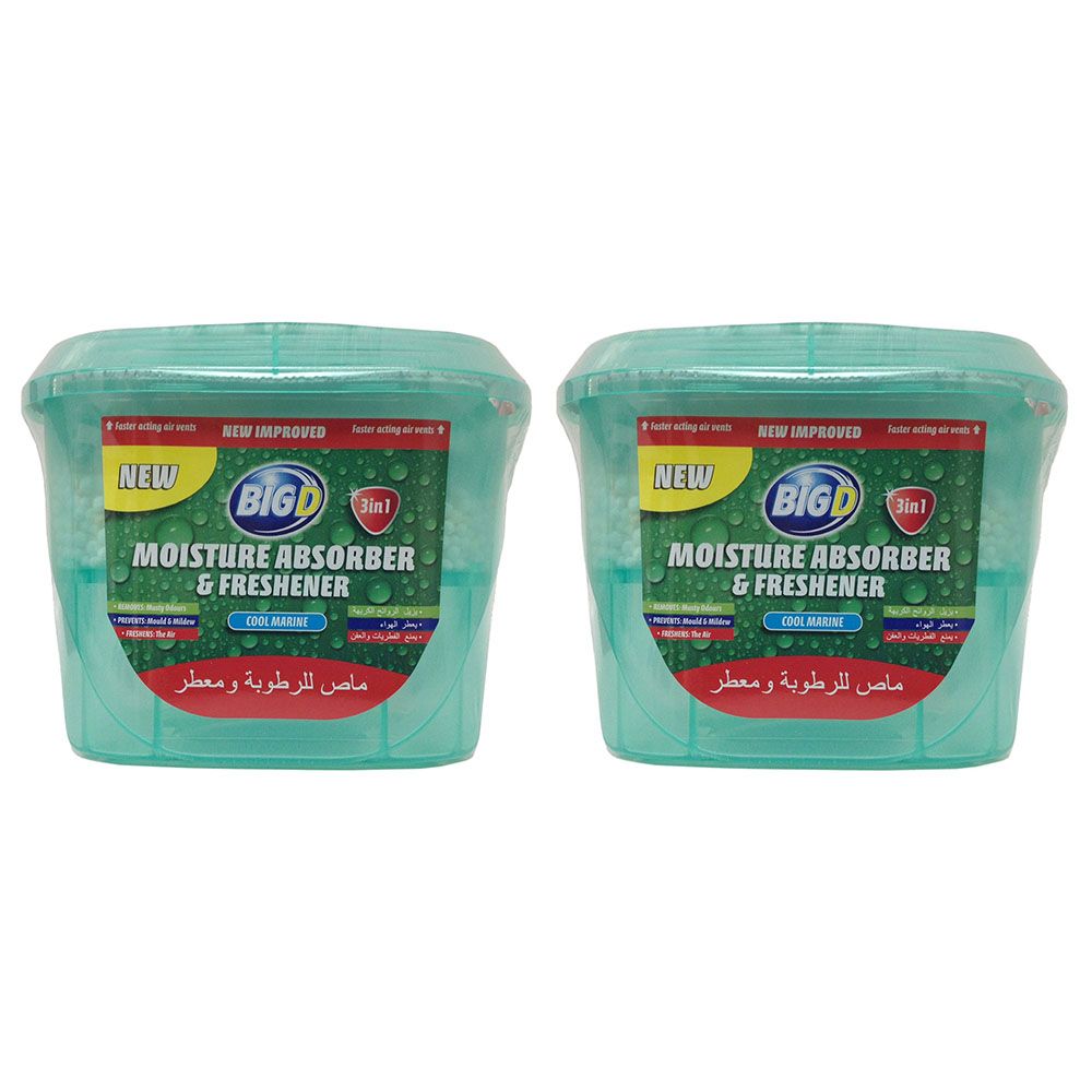 Big D - Moisture Absorber and freshner - Pack of 2