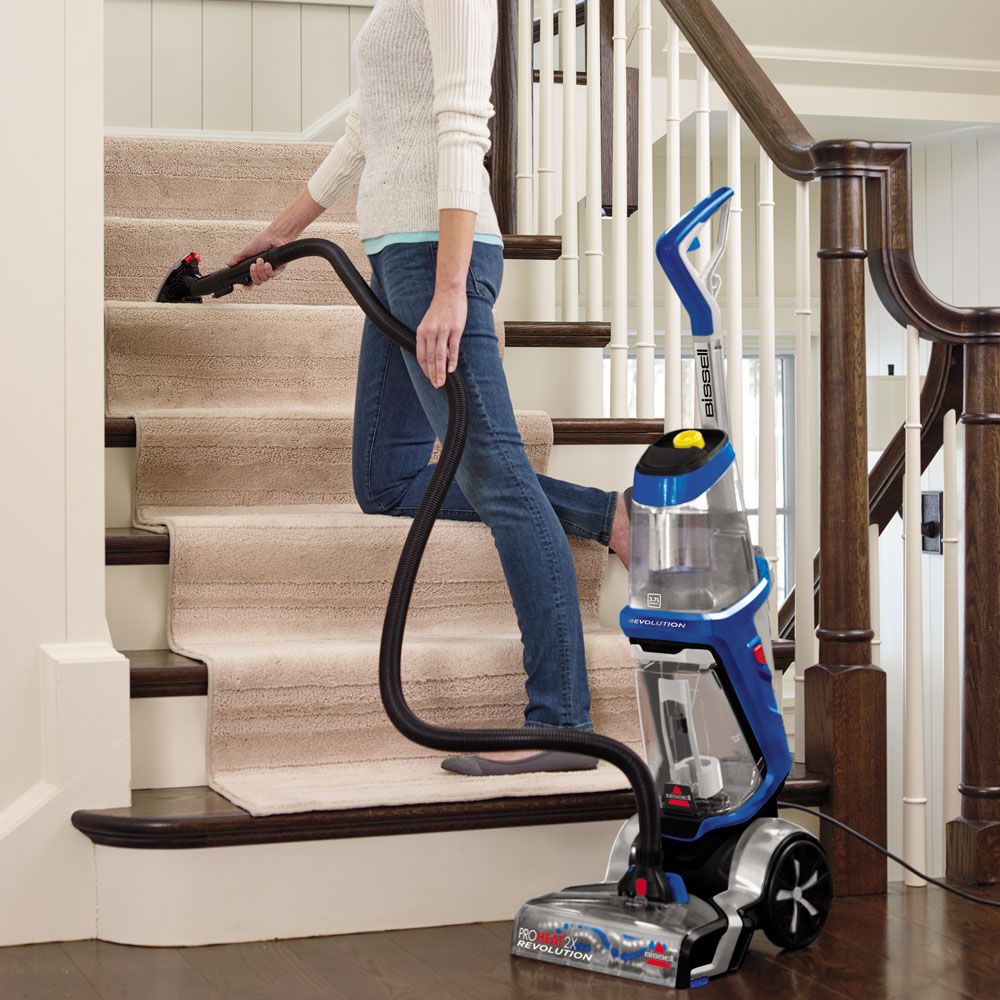 Bissell - Proheat 2x Revolution Vacuum Cleaner - Titanium/Mambo Blue