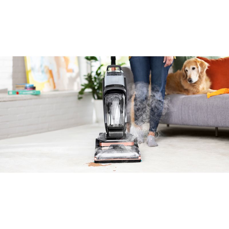 Bissell - Revolution Hydrosteam Vacuum Cleaner - Titanium/Black