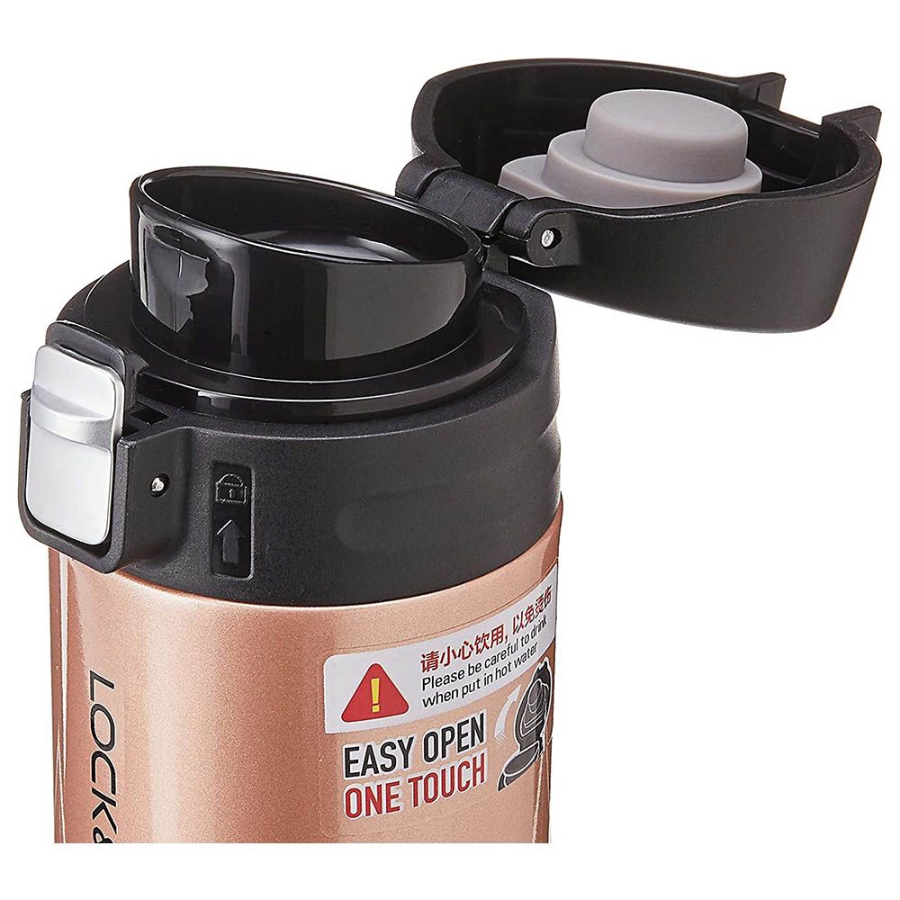 LockNlock - Light Vacuum Tumbler Bottle 500Ml - Golden Pink