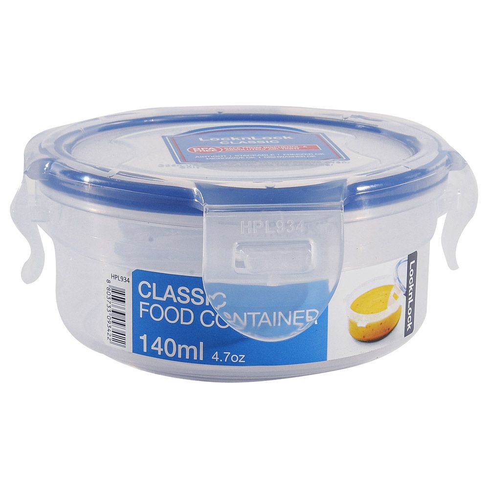 LocknLock - Round Food Container - 140ml - Clear