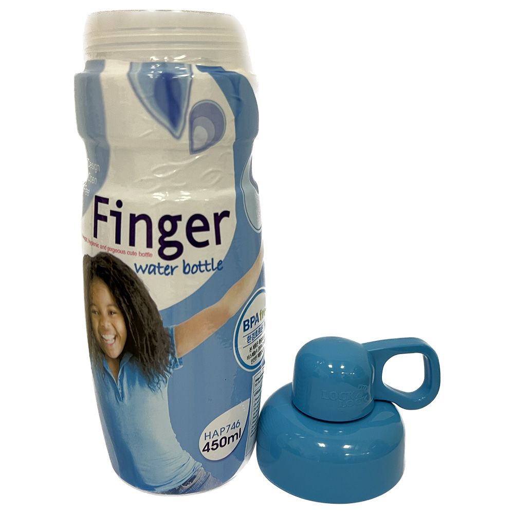 LocknLock - Finger Water Bottle - 450ml - Blue