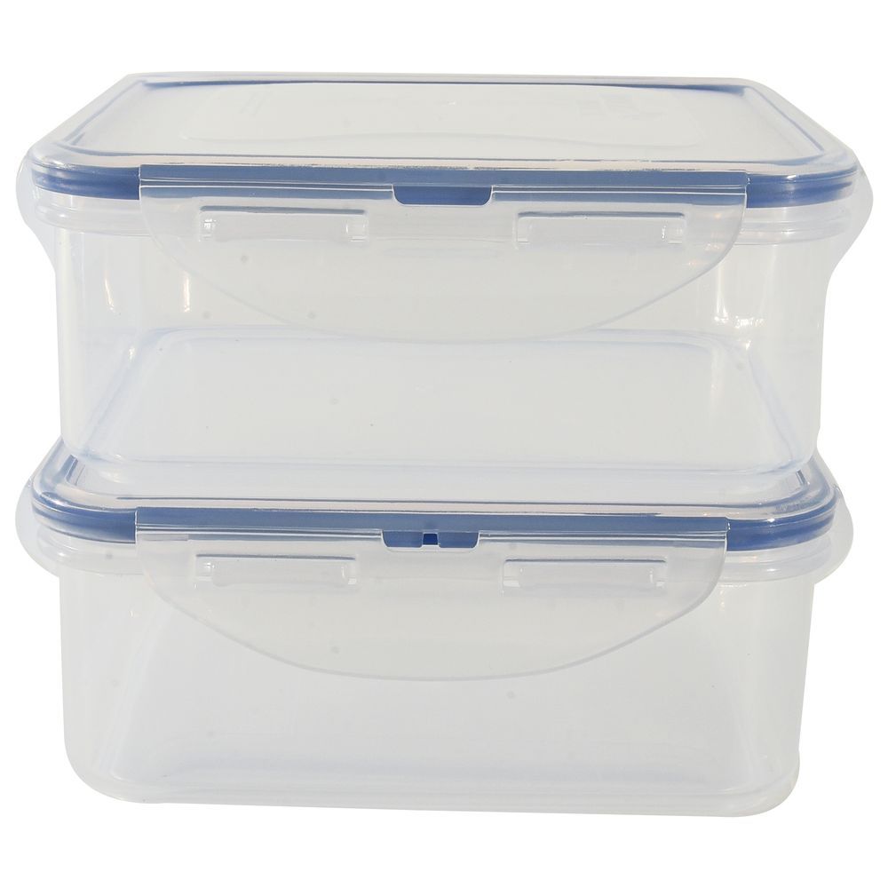 Lock&Lock - Square Food Container 870ml - Pack of 2