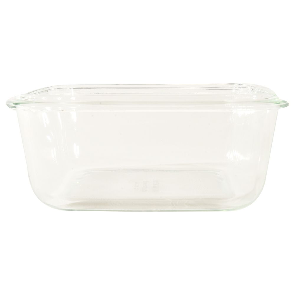 LocknLock - Oven Glass Square w/ Lid - 930ml - Clear