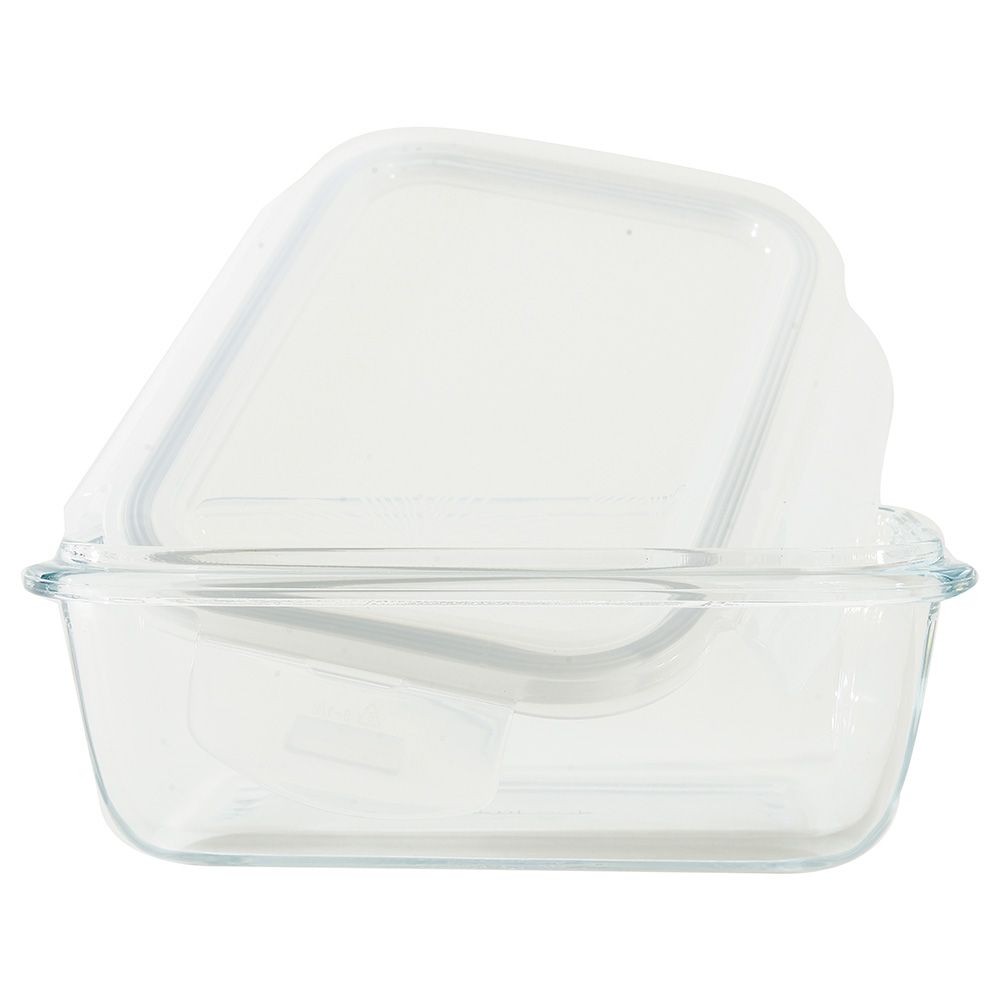 LocknLock - Oven Glass Rectangle w/ Lid - 430ml - Clear