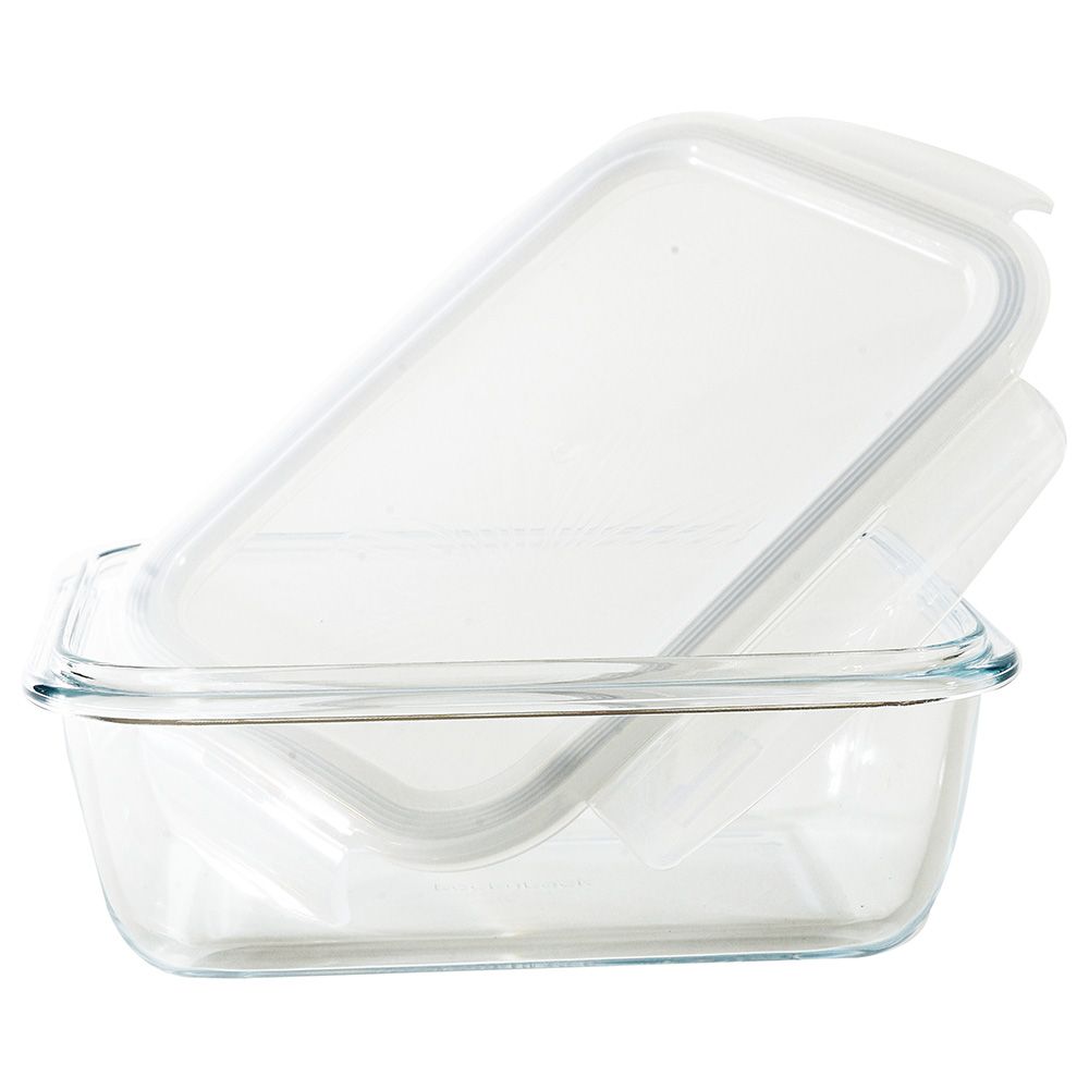 LocknLock - Oven Glass Rectangle w/ Lid - 730ml - Clear