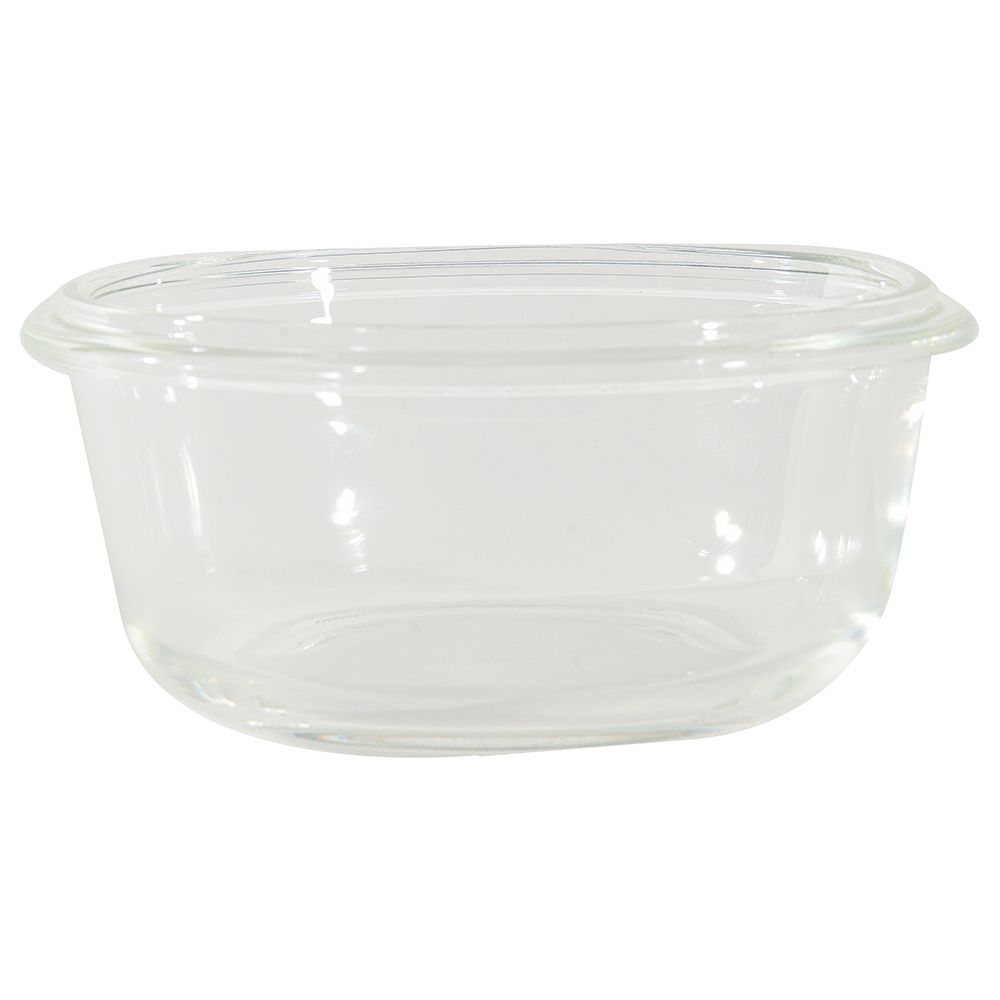 LocknLock - Oven Glass Round w/ Lid - 400ml - Clear