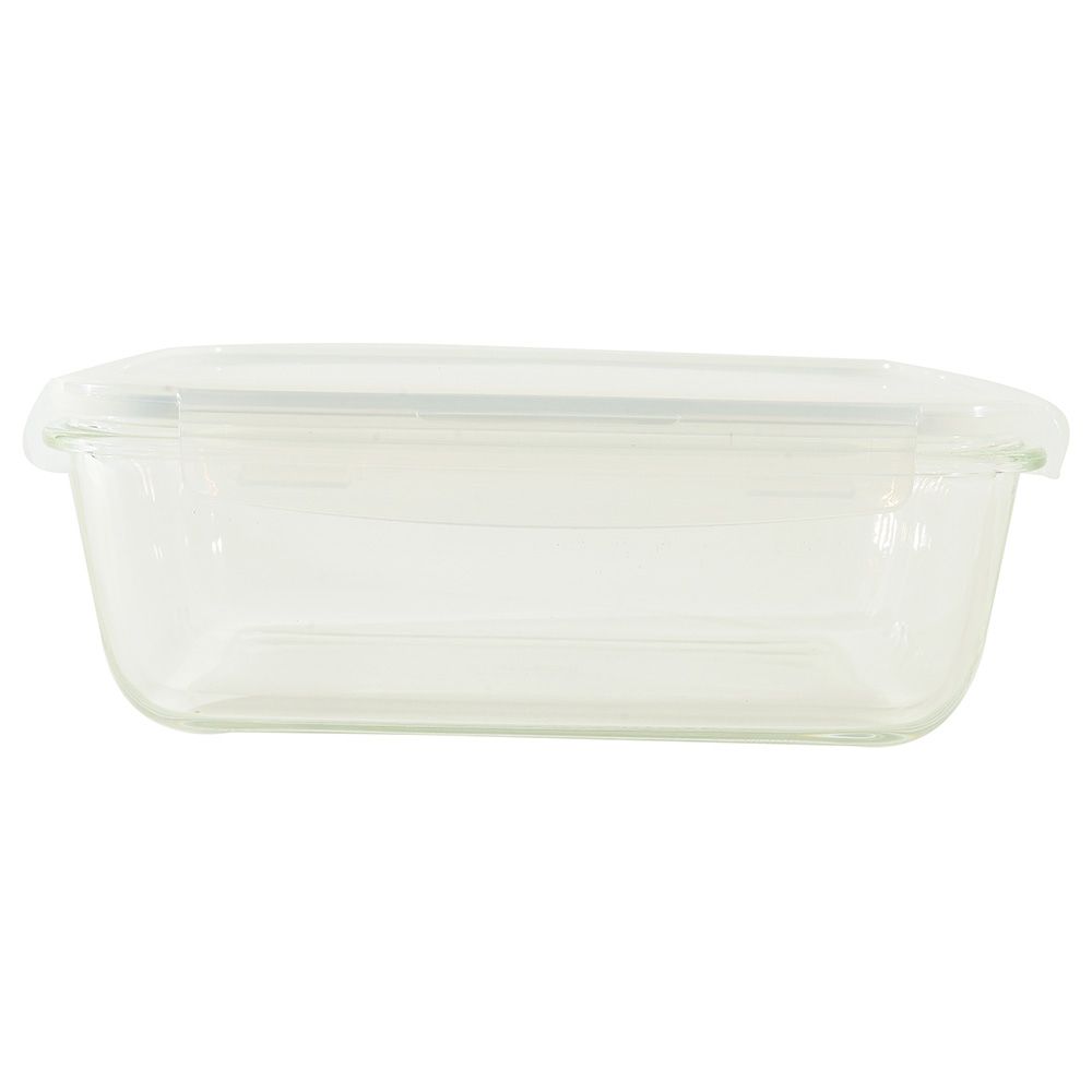 LocknLock - Oven Glass Rectangle w/ Lid - 1.35L - Clear