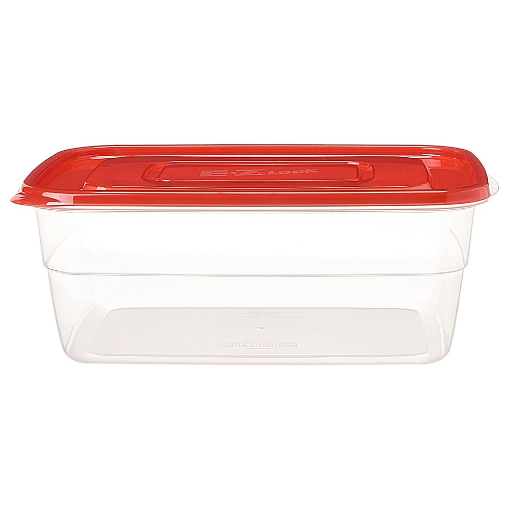 LocknLock - Ezlock Rectangle Container 2.7L - Red - 2pcs