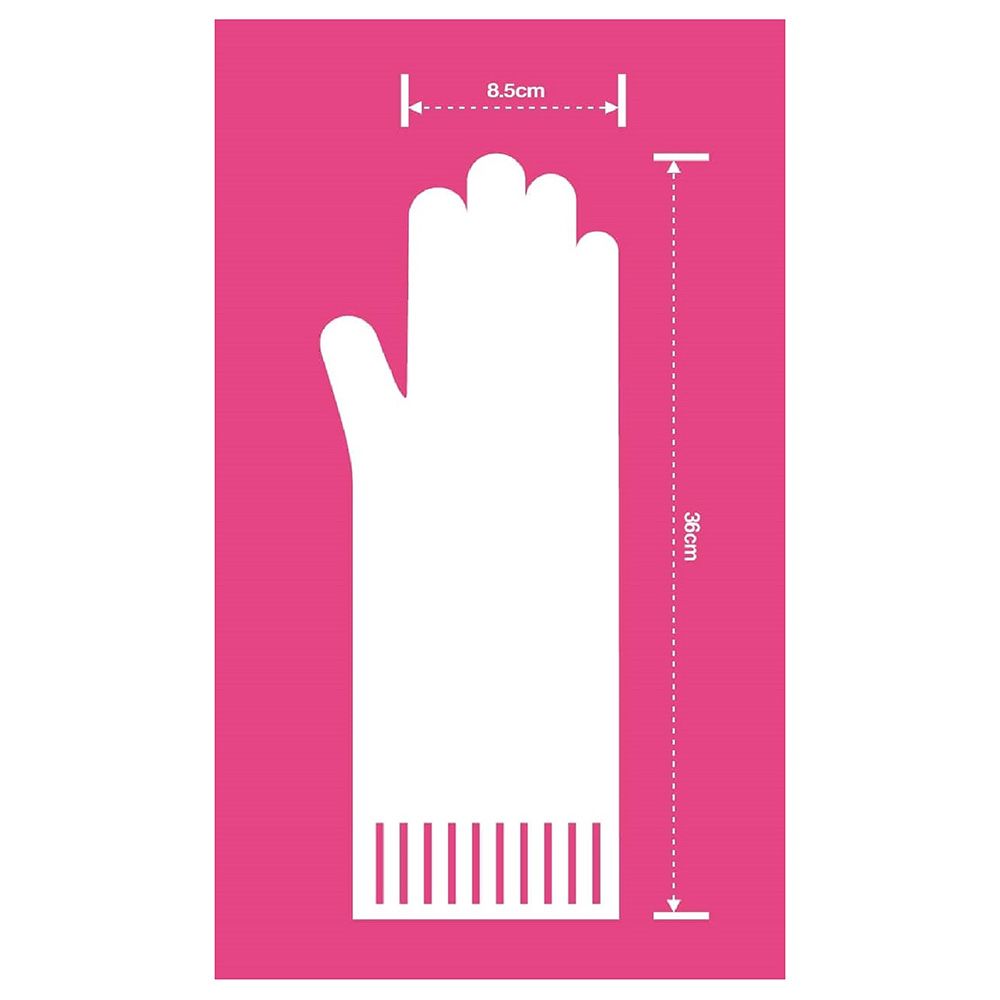 Lock&Lock - Rubber Gloves 36cm - Medium - Pink