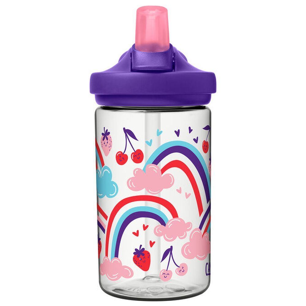 CamelBak - Eddy+ Kids Straw Water Bottle - Berry Rainbow - 400ml