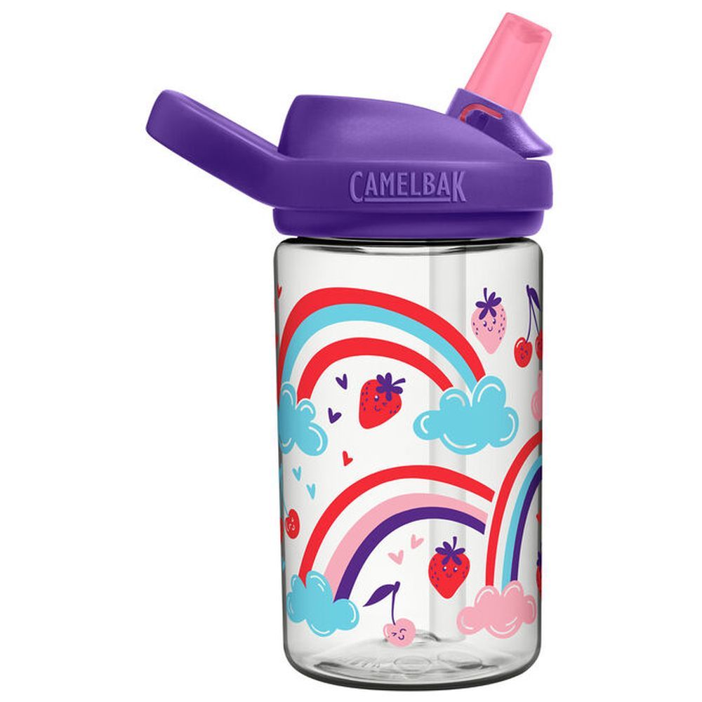 CamelBak - Eddy+ Kids Straw Water Bottle - Berry Rainbow - 400ml