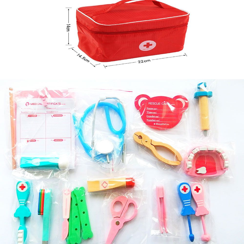 Factory Price - Pretend Play Doctor Wooden Toy Box