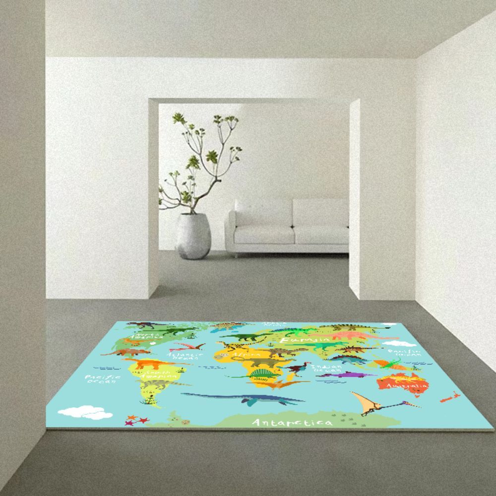 Factory Price - World Map Kid's Room Playmat/Rug