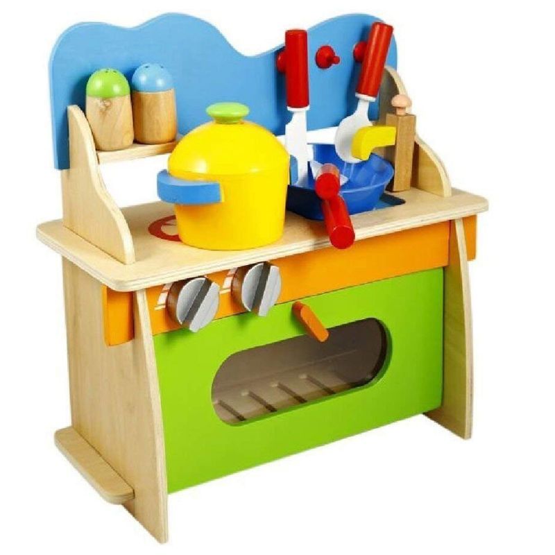 Factory Price - Rio Assembled Wooden Cooking Kitchen Set