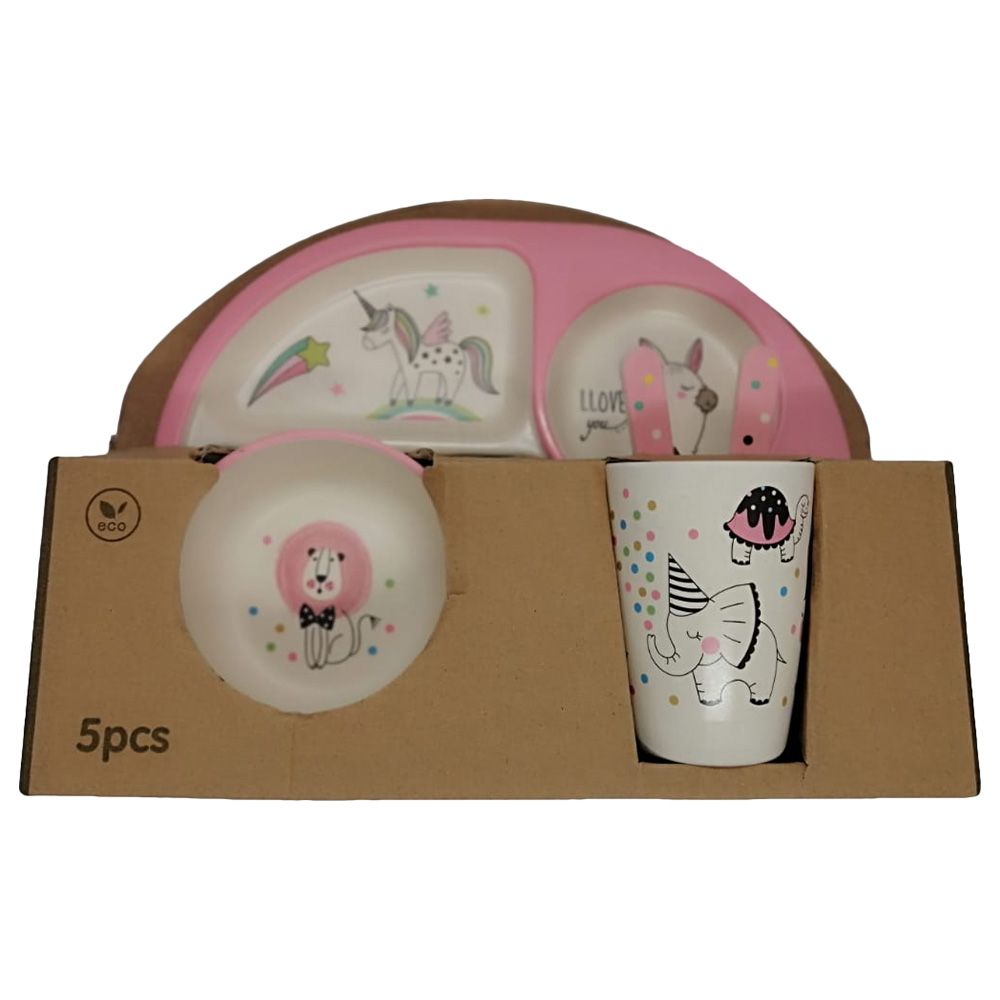 Factory Price - Bamboo Tableware - Unicorn With Lion