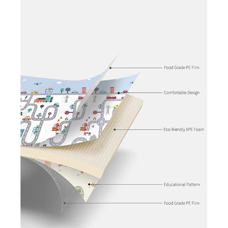 Factory Price - Double Sided XPE Foam Mat - Alphabets