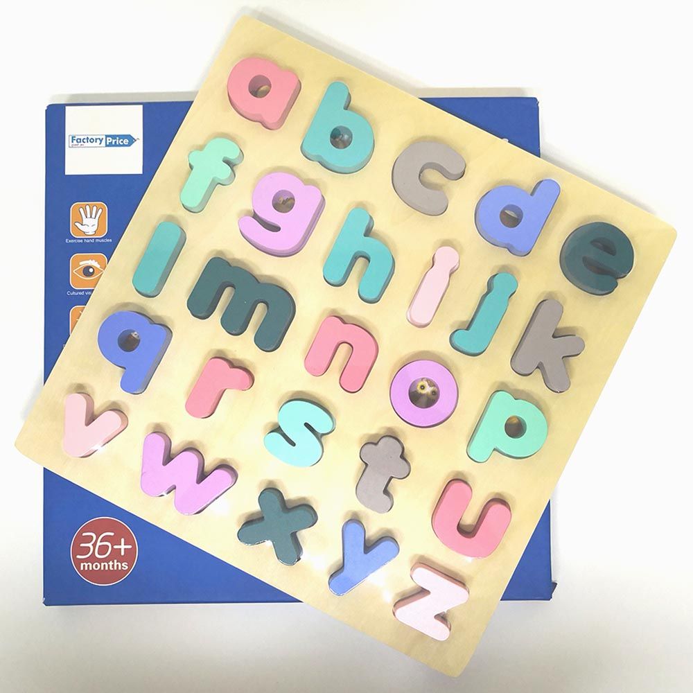 Factory Price - Adena Stacking Tray w/ Alphabet Puzzle Board