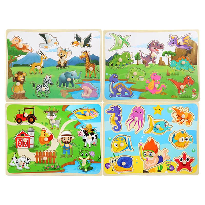 Factory Price - Scarlett Wooden Pegged Puzzle - Design B