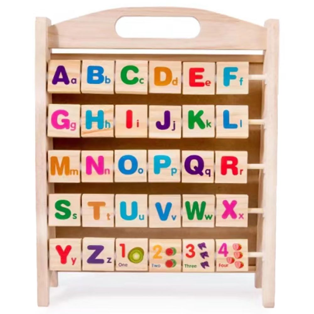 Factory Price - Wooden Clock Learning Board & Alphabet Peg Toy