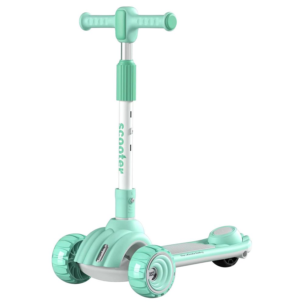 Factory Price - Jordan Portable 3 Wheels Kids Pedal Scooter - Bluish Green