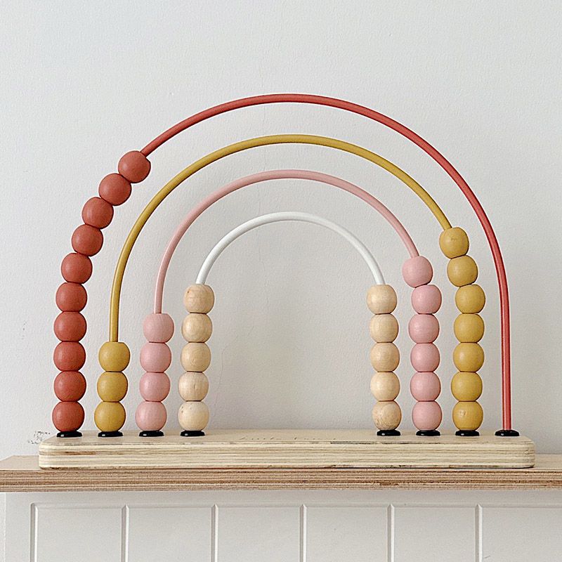 Factory Price - Ruby Wooden Rainbow Abacus Counting Toys - B