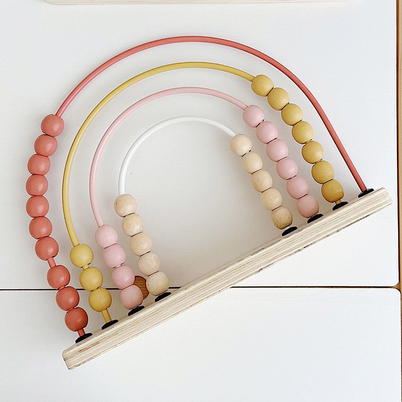 Factory Price - Ruby Wooden Rainbow Abacus Counting Toys - B