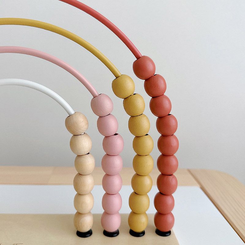 Factory Price - Ruby Wooden Rainbow Abacus Counting Toys - B