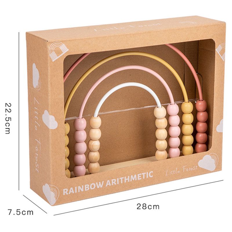 Factory Price - Ruby Wooden Rainbow Abacus Counting Toys - B