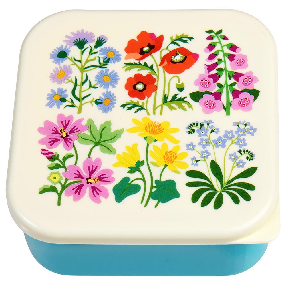 Rex London - Snack Boxes - Wild Flowers - 3pcs