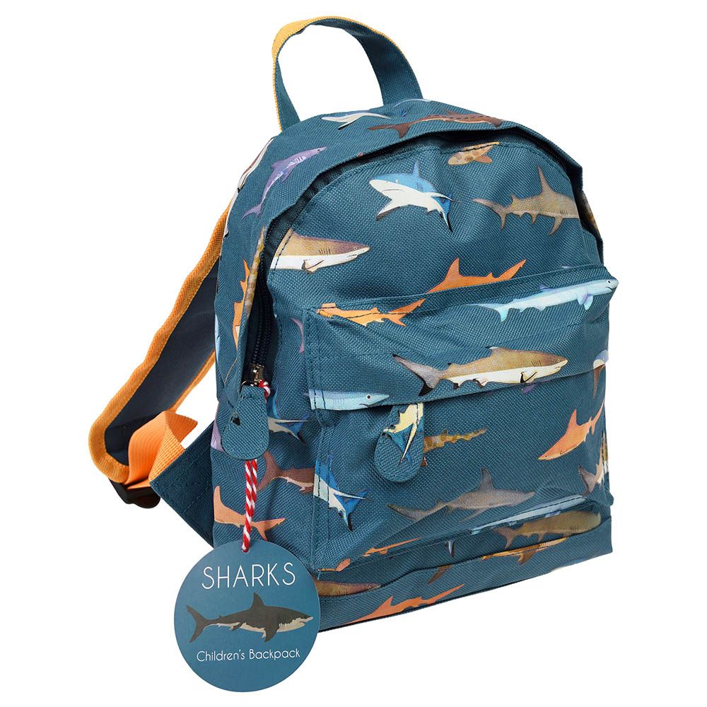 Rex London - Mini Children's Backpack - Sharks -10-Inch