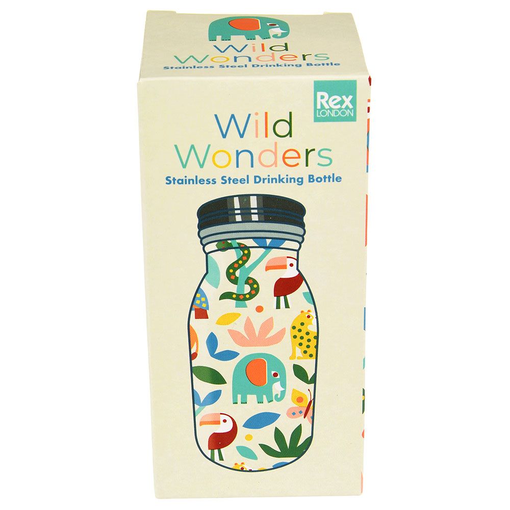 Rex London - Stainless Steel Bottle - Wild Wonders - 250ml