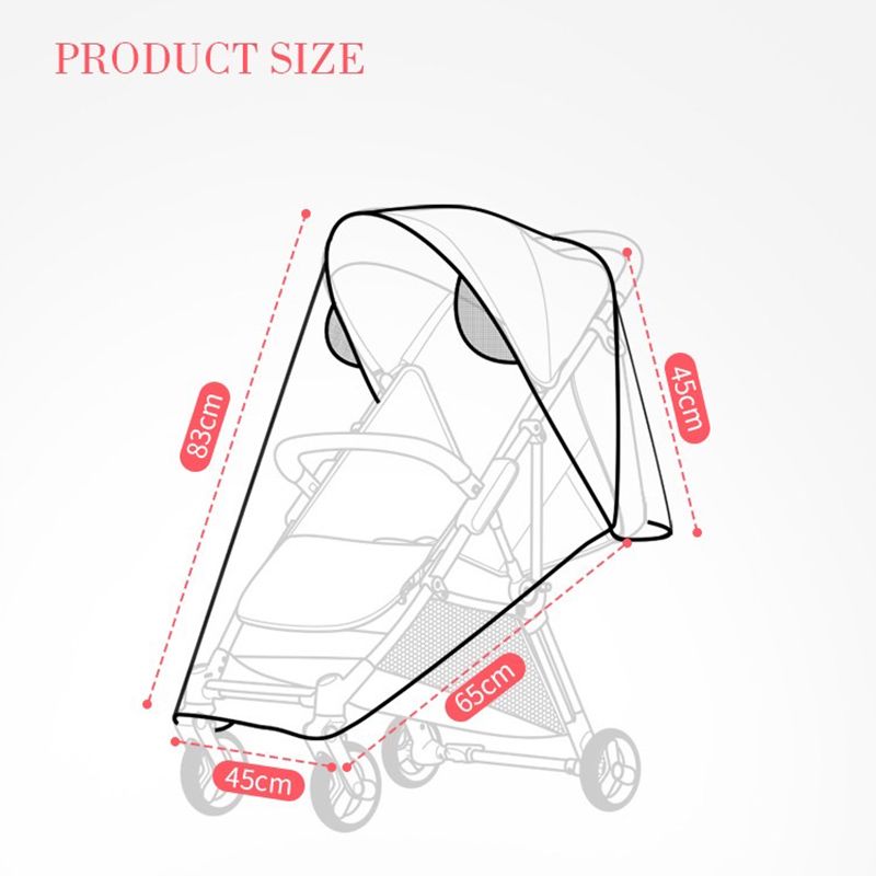 Pikkaboo - Stroller Universal Rain Cover