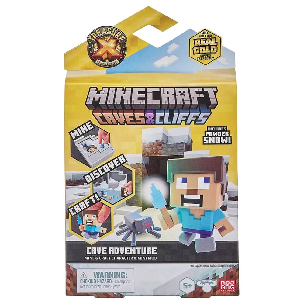 Treasure X - Lic Minecraft Adventure World - Assorted 1pc