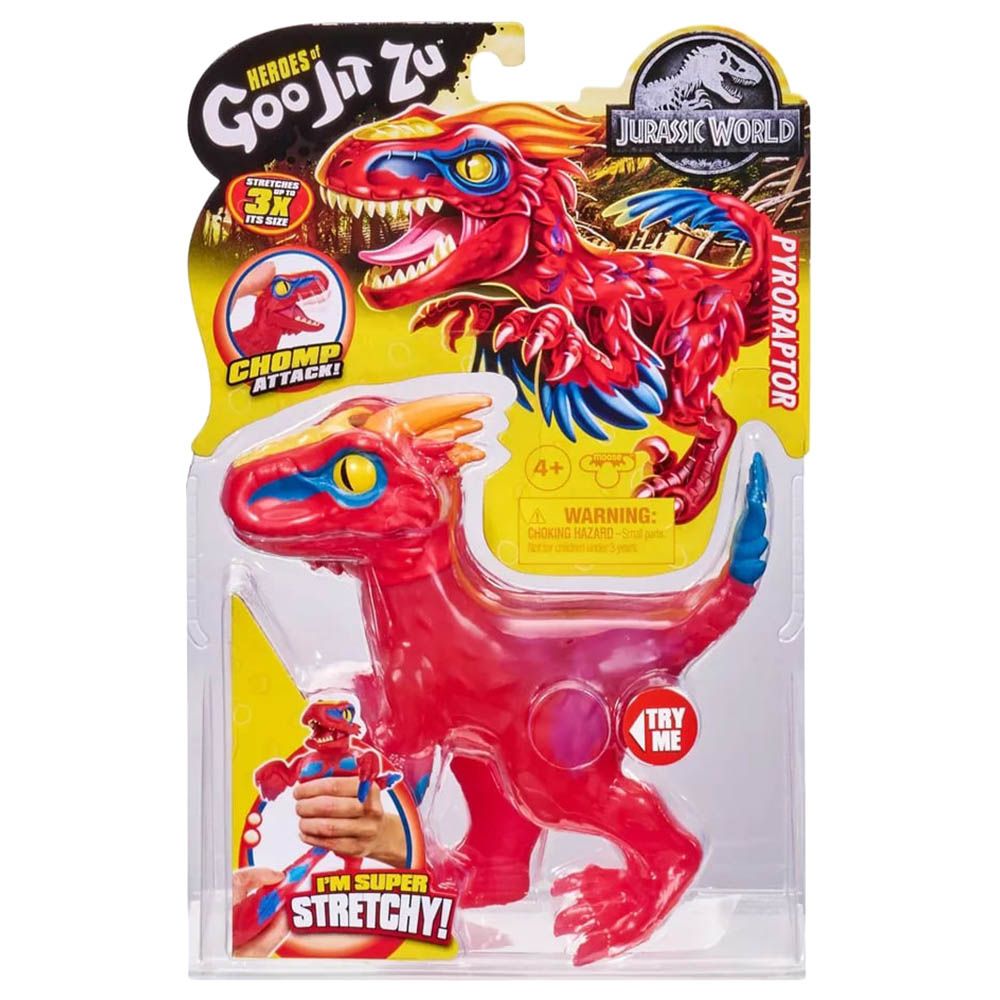 Heroes of Goo Jit Zu - S2 Jurassic World Stretch Heroes - Pyroraptor